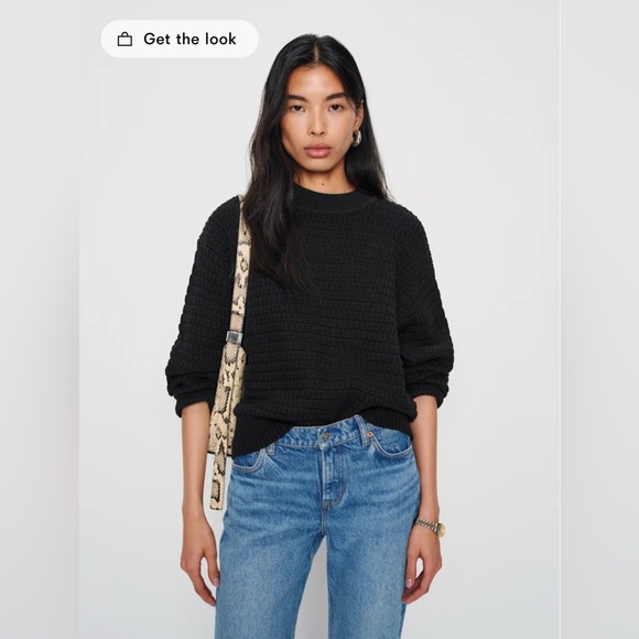 NWT Reformation Collie Oversized Cotton Crew in Size Medium - Picture 3 of 8